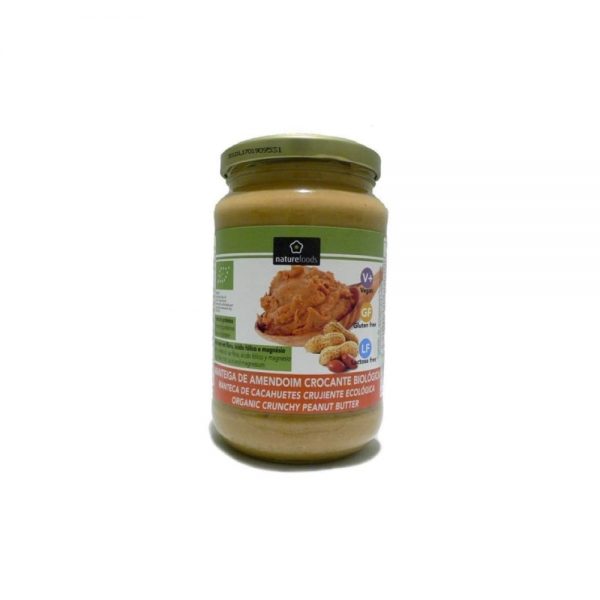 Mantequilla de Cacahuete Crocante Bio 350 g - Naturefoods