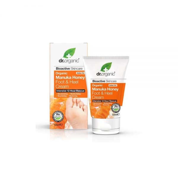 Mel de Manuka Creme Hidratante para Pés Bio 125 ml - Dr. Organic