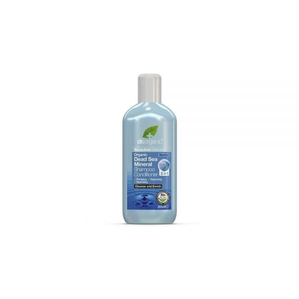 Mar Morto Shampoo e Condicionador bio 2em1 265 ml - Dr. Organic