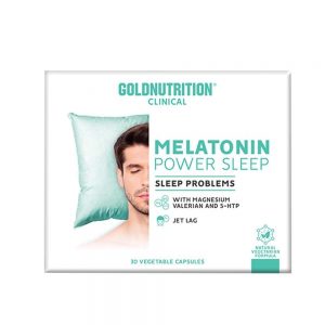 Melatonina Power Sleep 30 cápsulas - Gold Nutrition