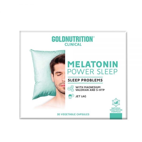 Melatonina Power Sleep 30 cápsulas - Gold Nutrition