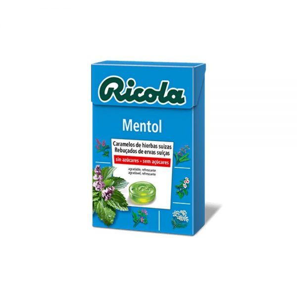 Caramelos Mentol sin azúcar 50 gr - Ricola