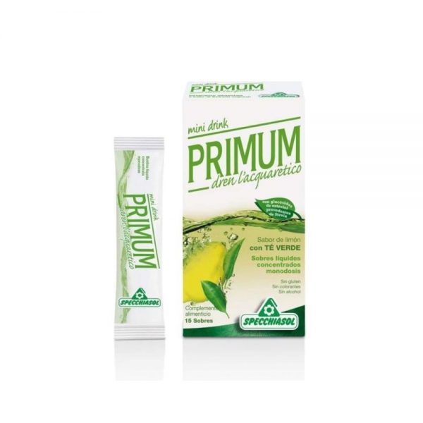 Mini Drink Primum Sabor a Limón 15 sobres x 10 ml - Specchiasol