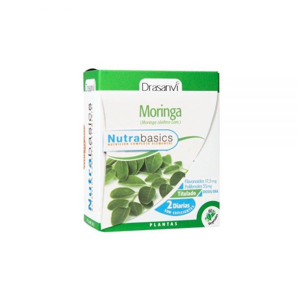 Moringa 60 cápsulas vegetais - Nutrabasics Drasanvi