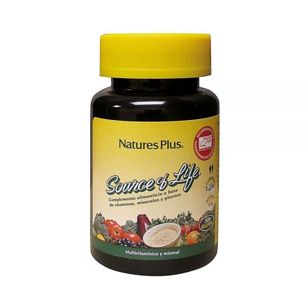 Multivitamínico Source Of Life 60 comprimidos - Natures Plus