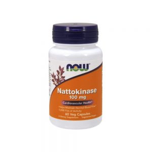 Nattokinase 100 mg 60 cápsulas vegetais - Now