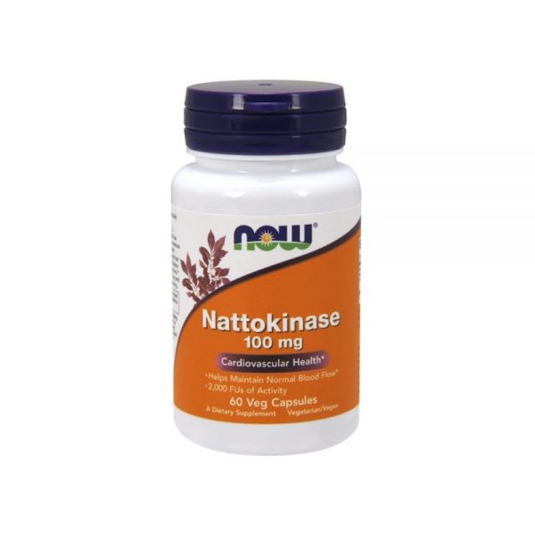 Nattokinase 100 mg 60 cápsulas vegetais - Now