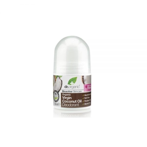 Aceite de Coco Virgen Desodorante Bio 50 ml - Dr. Organic
