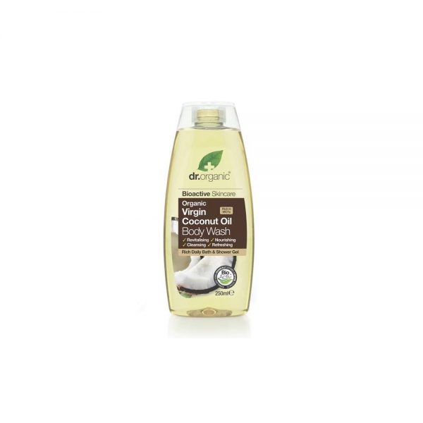 Aceite de Coco Virgen Gel de Baño Bio 250 ml - Dr. Organic