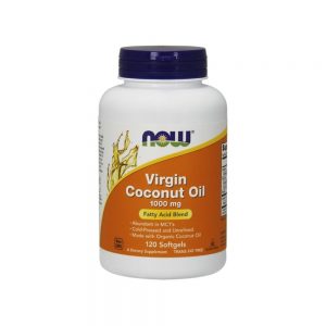 Virgin Coconut Oil 1000 mg 120 cápsulas vegetais - Now