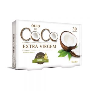 Óleo de Coco Extra Virgem 1000 mg 30 cápsulas - Fharmonat