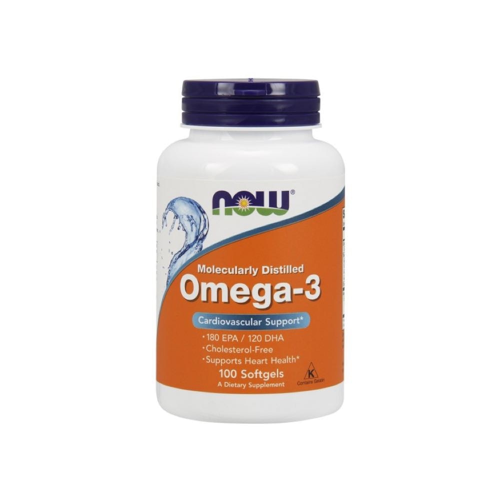 Omega 3 - Omega 3 Choles Free 100 - 1000 mg 100 cápsulas - Now