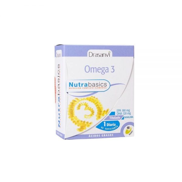 Omega 3 48 softgels - Nutrabasics Drasanvi