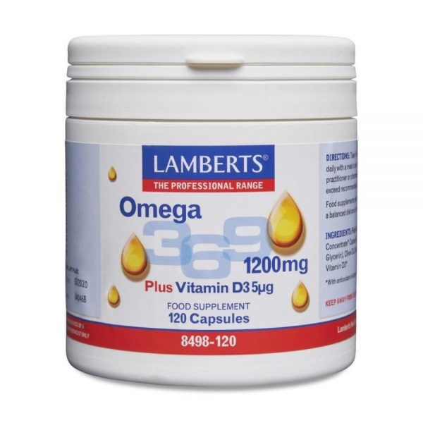 Omega 3-6-9 1200 mg 120 cápsulas - Lamberts