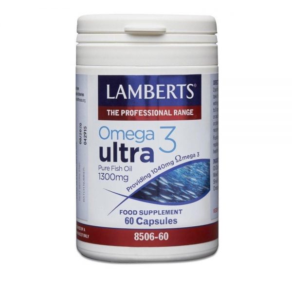 Ómega 3 Ultra 1300 mg 60 cápsulas - Lamberts
