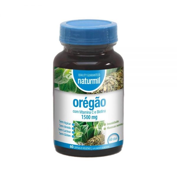 Oregano 1500 mg 60 cápsulas - Naturmil