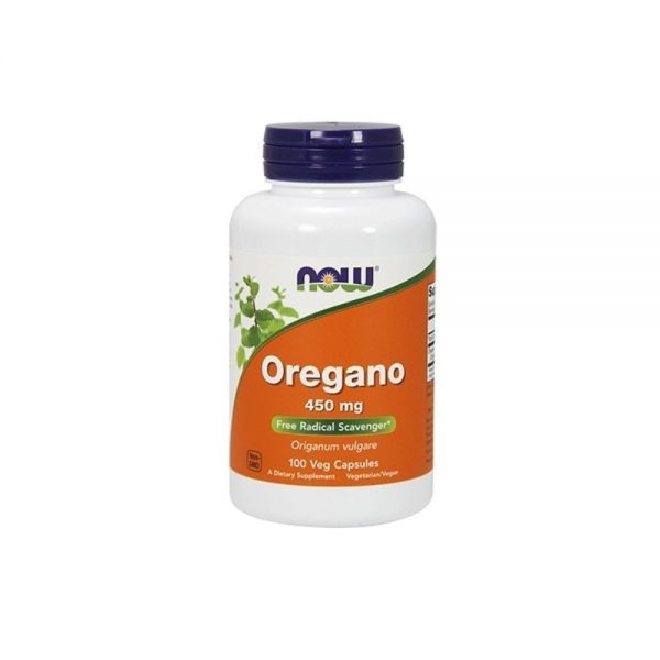 Oregano 450 mg 100 cápsulas - Now