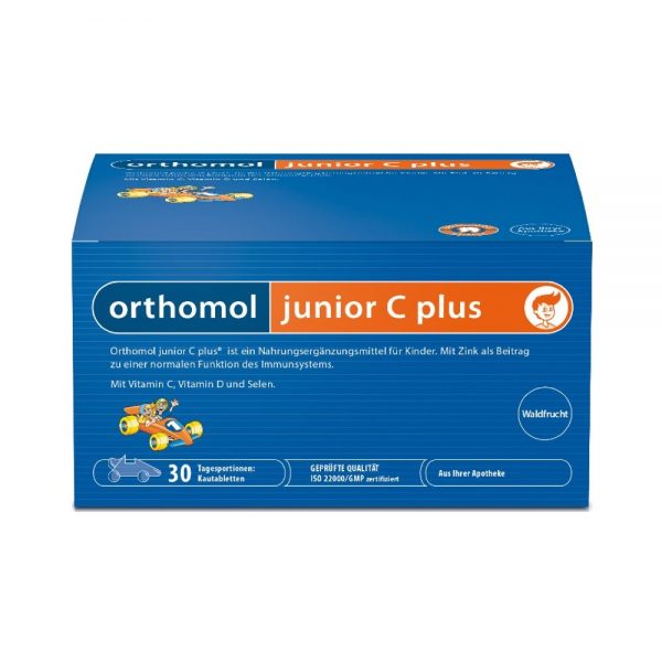 Orthomol Junior C Plus Frutos Silvestres 30 Comprimidos