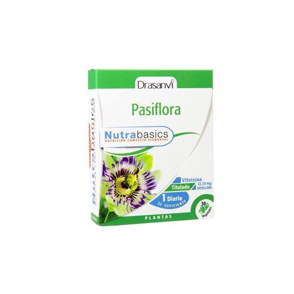 Passiflora 30 cápsulas vegetais - Nutrabasics Drasanvi