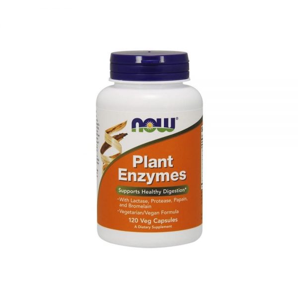 Plant Enzymes 120 cápsulas - Now