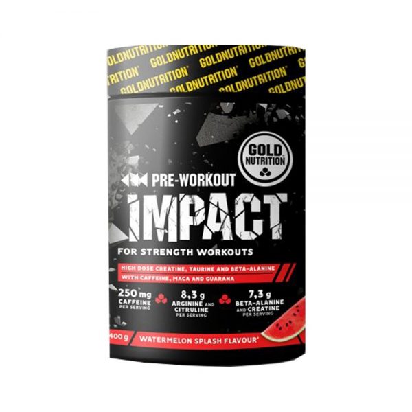 Pre-Workout Impact Melancia 400 g - Gold Nutrition