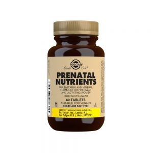 Prenatal Nutrientes 60 comprimidos - Solgar
