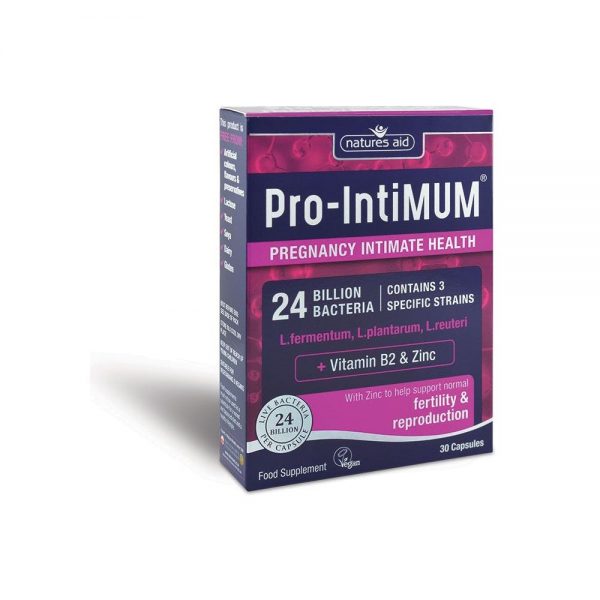 Probiótico Pro-Intimum 24 Bill Bacterias 30 cápsulas - Natures Aid