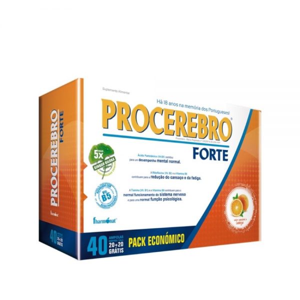 Procerebro Forte 20 + 20 ampolas