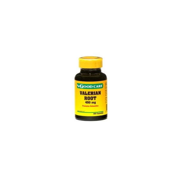 Raiz Valeriana 450 mg 100 cápsulas - Good Care