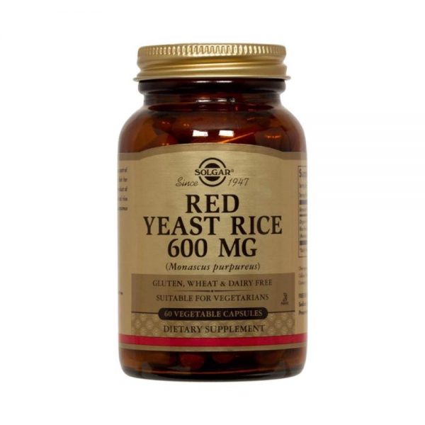 Red Yeast Rice 600 mg 60 cápsulas - Solgar