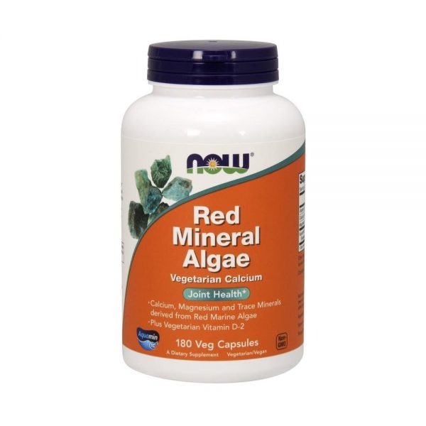 Red Mineral Algae 180 cápsulas vegetais - Now