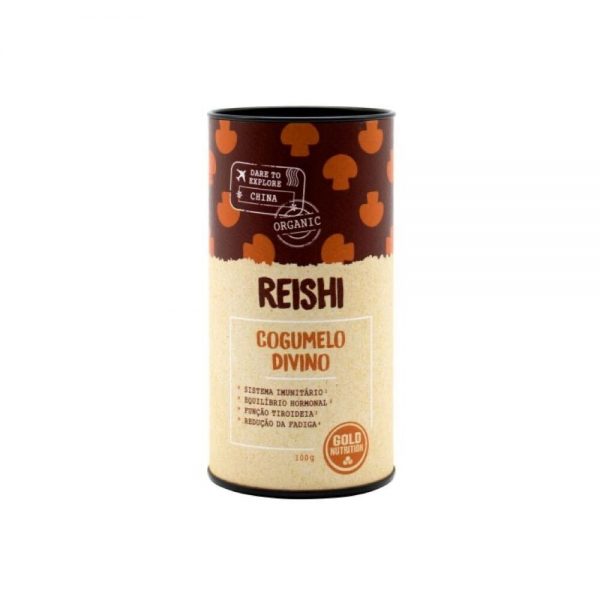 Cogumelos Reishi em pó Bio - 100gr - Gold Nutrition