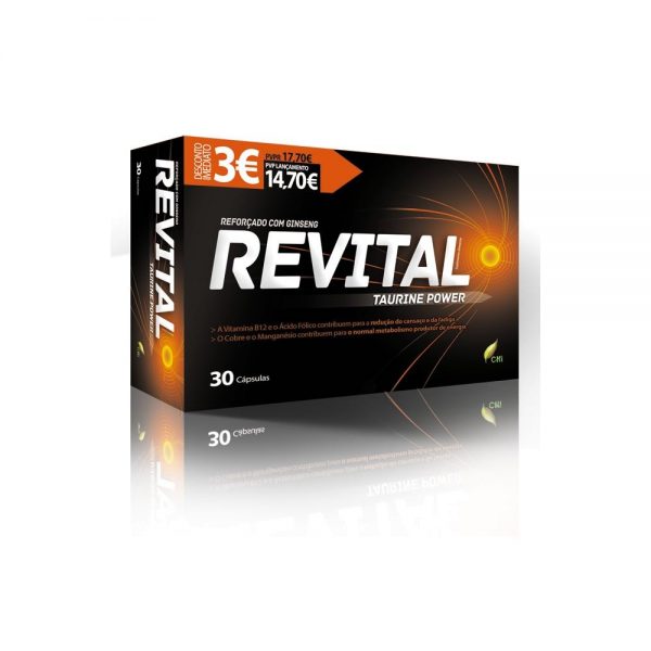 Revital Taurine 30 cápsulas - Chi