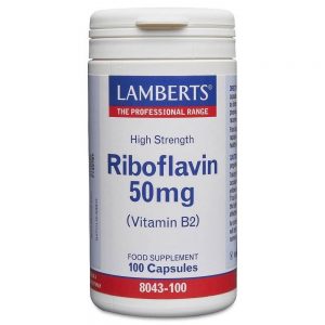 Riboflavina 50 mg 100 comprimidos - Lamberts