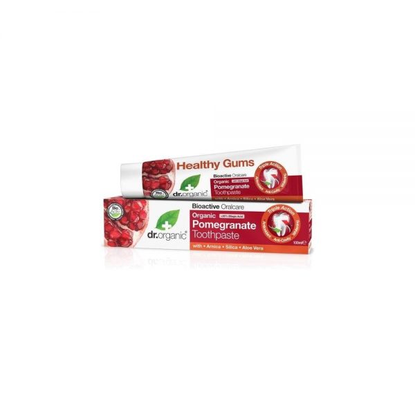 Romã Pasta de Dentes Bio 100 ml - Dr. Organic