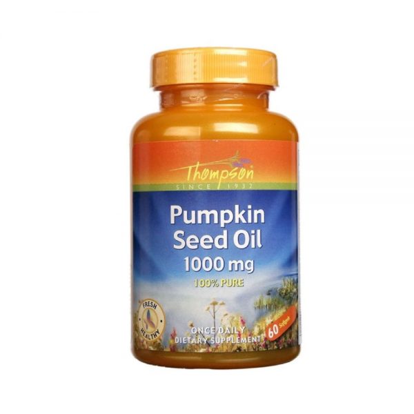 Aceite de Semilla de Calabaza 1000 mg 60 cápsulas - Thompson