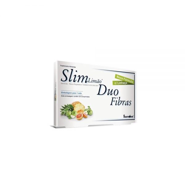 Slim Limão Duo Fibras 30 comprimidos - Fharmonat