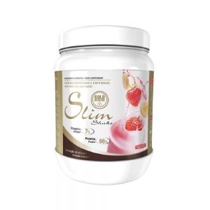 Slim Shake Morango-Banana 400 g - Gold Nutrition