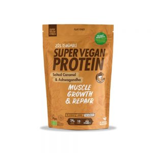 Super Vegan Protein Caramelo Salgado e Ashwagandha 350 g - Iswari