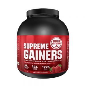 Supreme Gainers 3 kg Fresa - Gold Nutrition