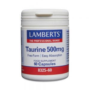Taurina 500 mg 60 cápsulas - Lamberts