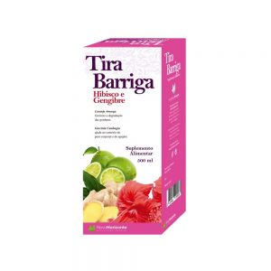 Tira Barriga Hibisco + Gengibre 500 ml - Novo Horizonte