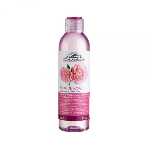 Tónico água de rosas 200 ml - Corpore Sano