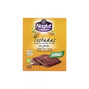 Tostas de Arroz y Maiz con Chocolate de Leche 102 g - Noglut