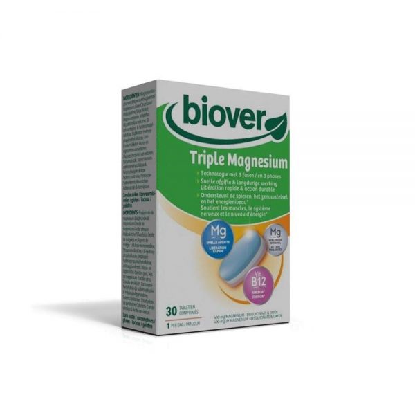 Triple Magnesium Vegan 30 comprimidos - Biover