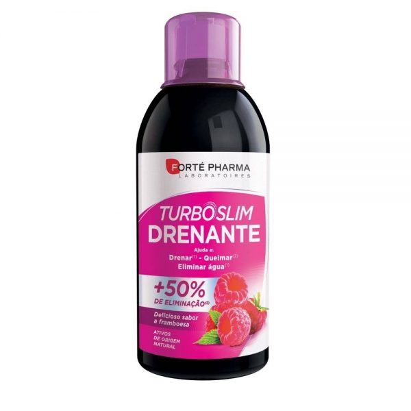 TurboSlim Drenante Frambuesa 500ml - Forte Pharma