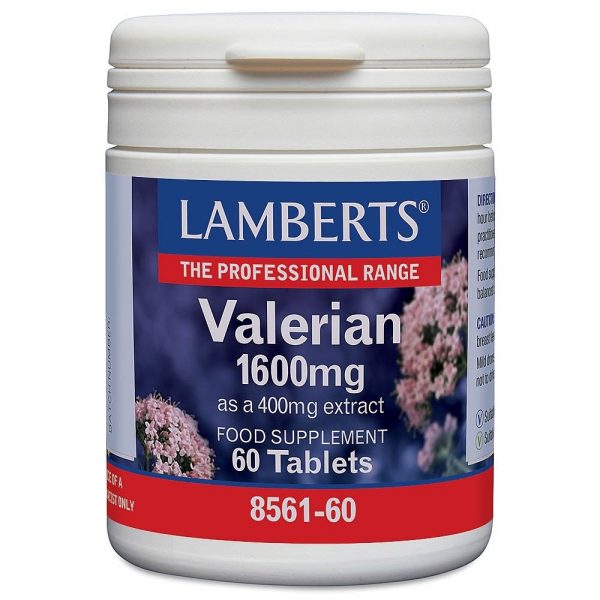 Valeriana 1600 mg 60 comprimidos - Lamberts