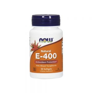 Vitamina E 400 U.I. 50 cápsulas vegetais - Now