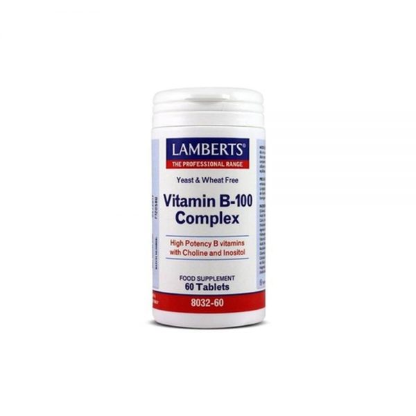 Vitamina B-100 Complex 60 comprimidos - Lamberts