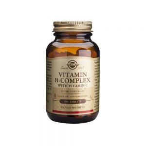 Vitamina B Complex + Vitamina C 500 mg 100 cápsulas - Solgar